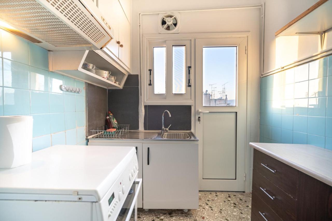 Dimotiko Theatro Metro St. 1 Bedroom 4 Pers. Flat Pireus Eksteriør bilde