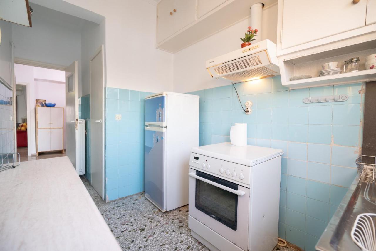Dimotiko Theatro Metro St. 1 Bedroom 4 Pers. Flat Pireus Eksteriør bilde
