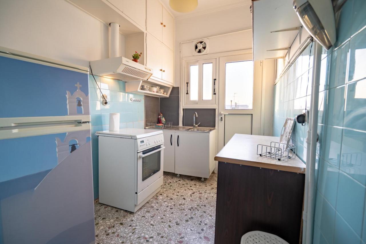 Dimotiko Theatro Metro St. 1 Bedroom 4 Pers. Flat Pireus Eksteriør bilde
